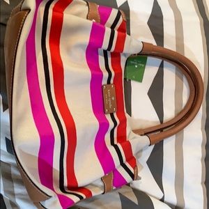 Kate Spade “Stevie” bag in oak island stripe